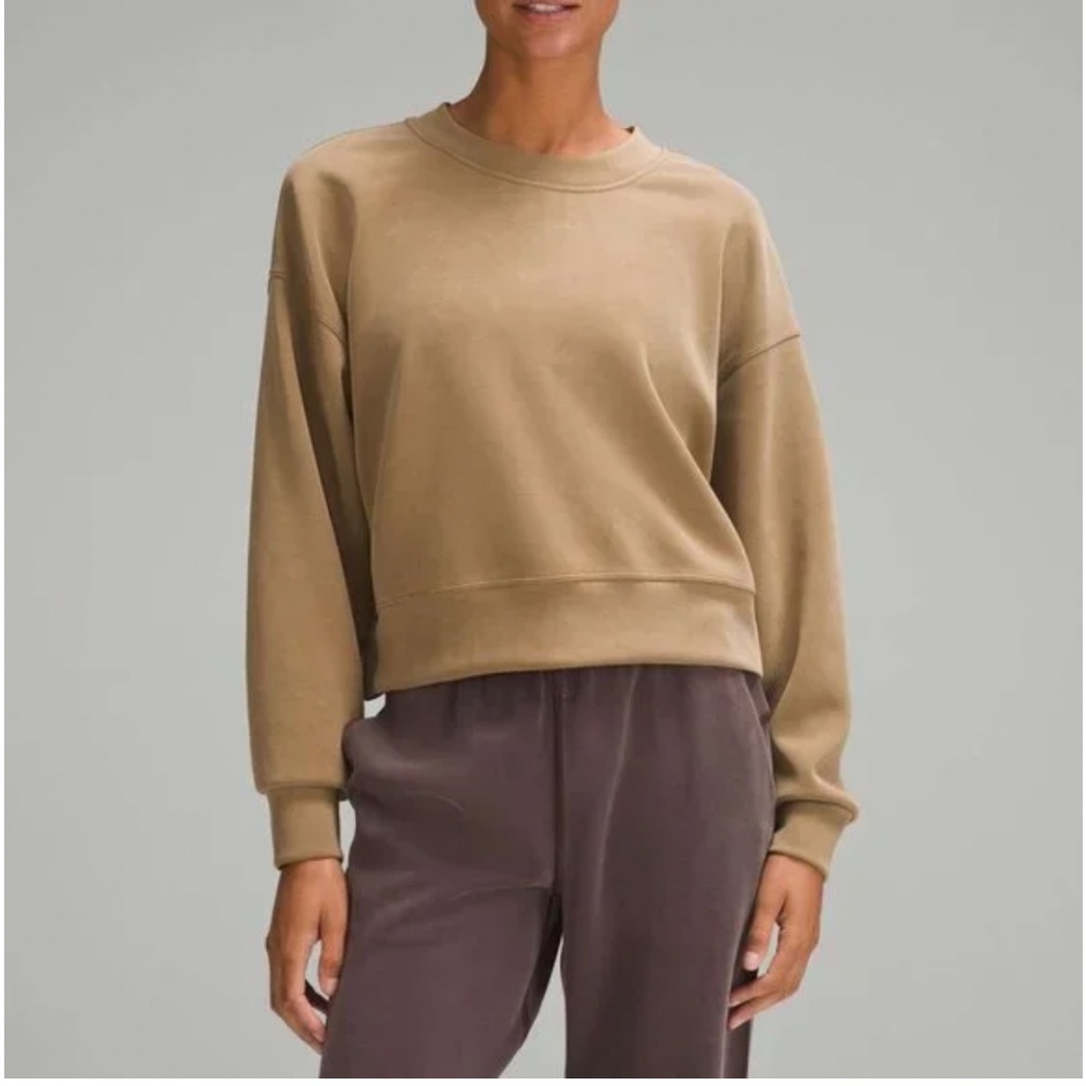 Lululemon Perfectly Oversized Crop Crew * Softstreme ALSC 8